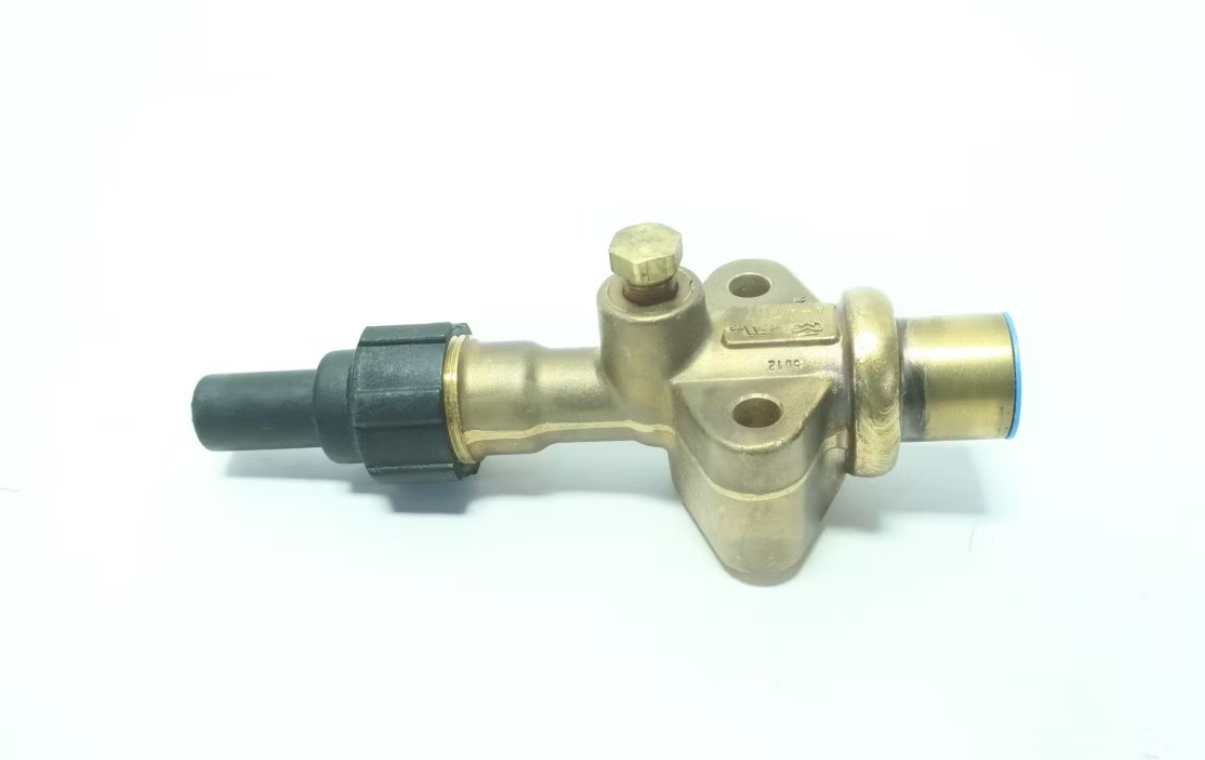 Compressor Valve, 7/8"Solder Brass Straight Port Seat Front